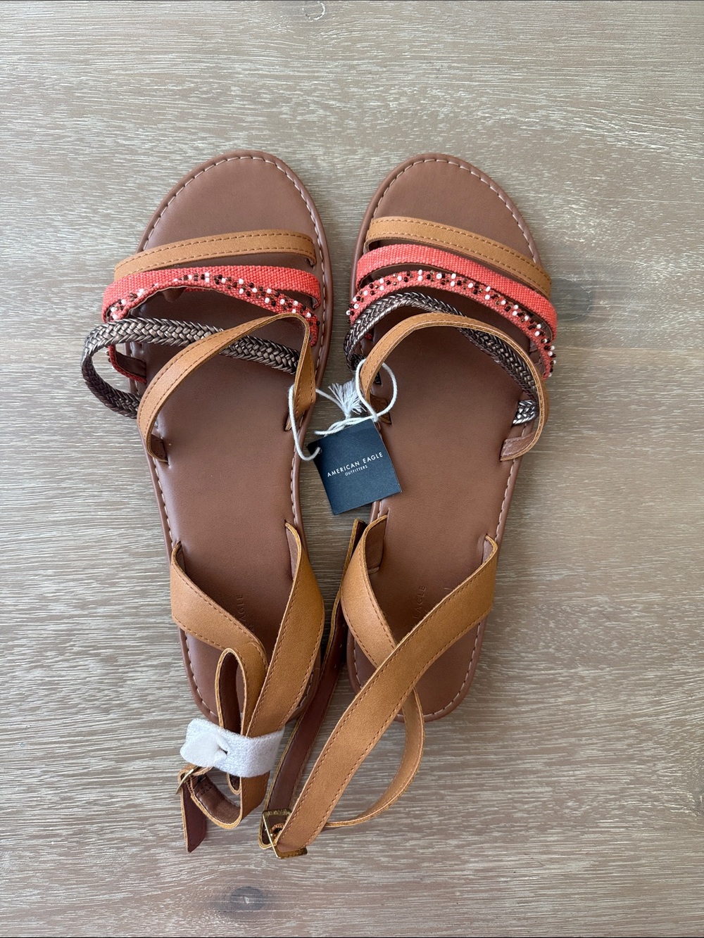 NWT AEO Multi Strap Sandals | W9.5